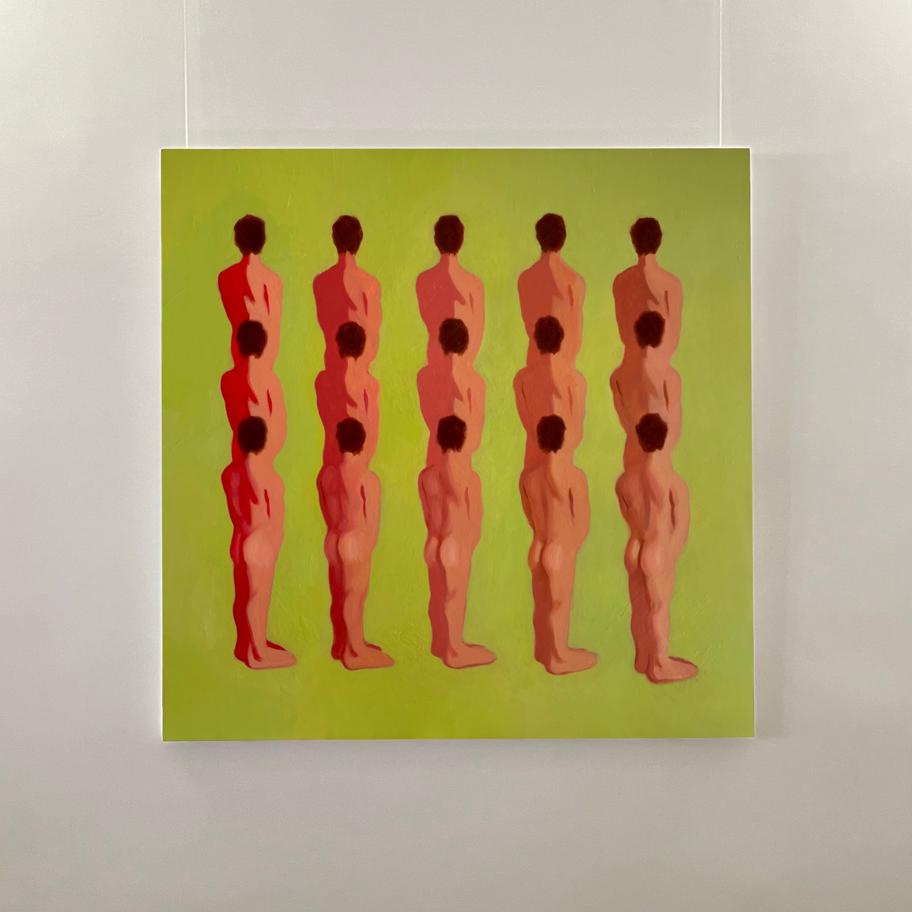 Clones, Óleo sobre lienzo, 55 x 55 cm, 2026, Antonio Monereo